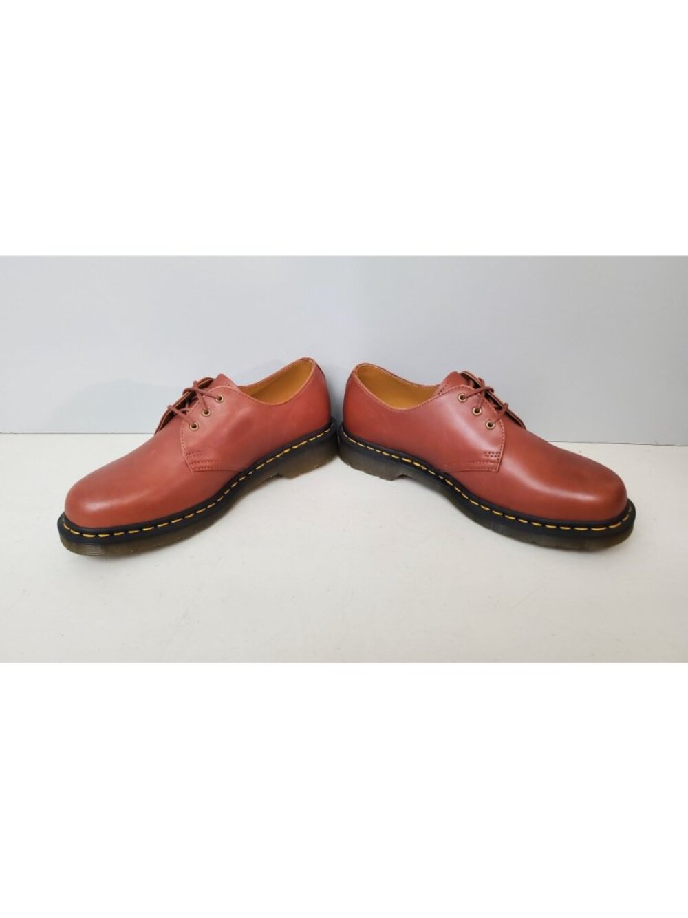 Doc Martens 1461 Carrara Leather Oxford Shoes Saddle Tan 30683 Size 43 - Picture 4 of 6